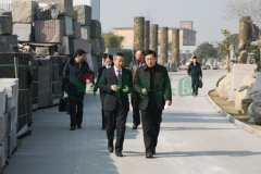 区领导考察团莅临356体育在线集团检查指导工作