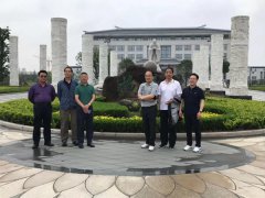 中国殡葬协会王宏阶、杨世森一行莅临考察指导